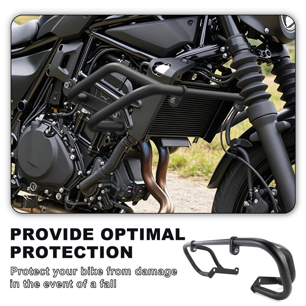 For Kawasaki Eliminator 500 450 2024-2025 Motorcycle Steel Highway Engine Guard Crash Bars Frame Bumper Fairing Protector Bars