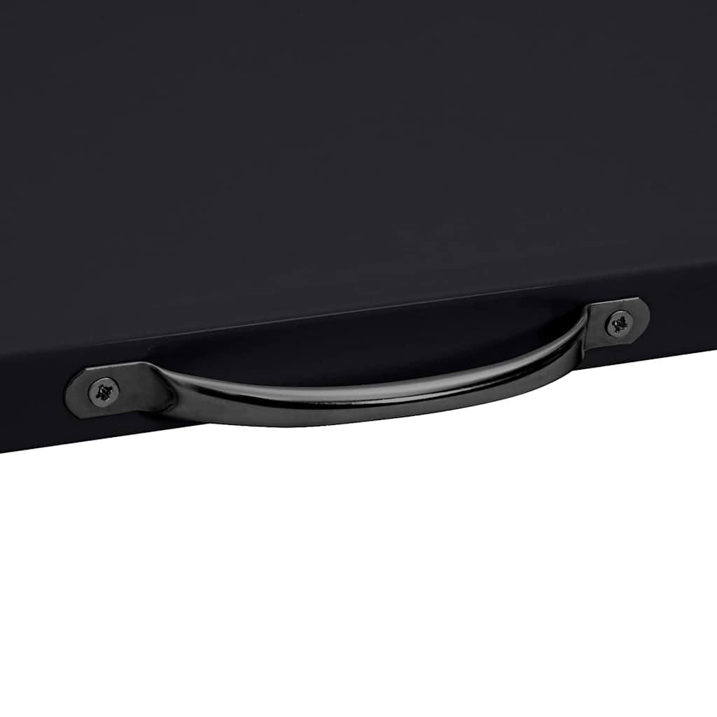 Washing Machine Shelf Black 60 x 60 x 8 cm Steel