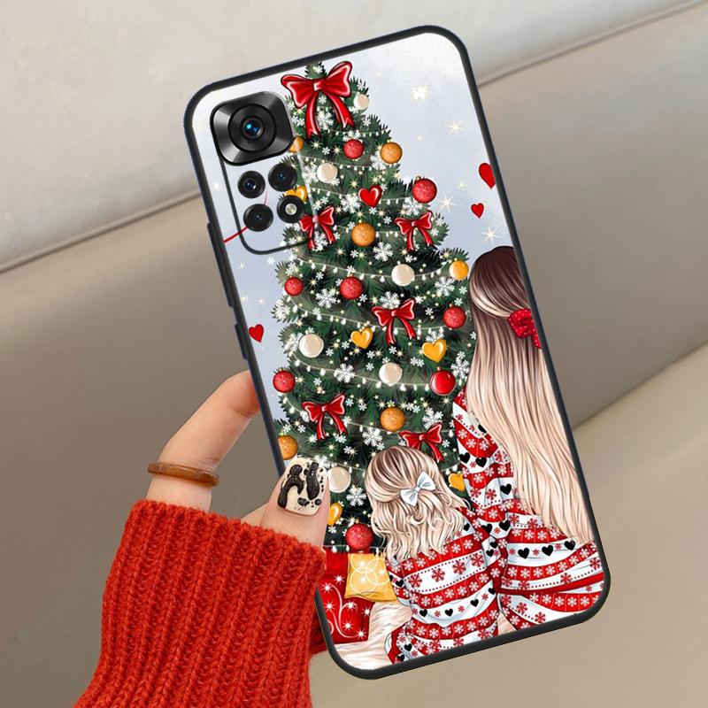 Модная Девушка С Рождеством Чехол Для Xiaomi Redmi Note 13 12 11 10 14 15 Pro Plus Чехол Для Redmi 15C 14C 10C 12C 13C 15