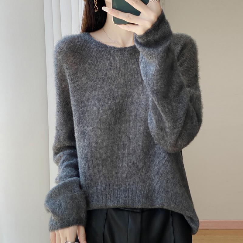 Женский кашемировый свитер Qinghe кашемир 30% кашемир 70% шерсть осенне-зимний пуловер теплый и модный