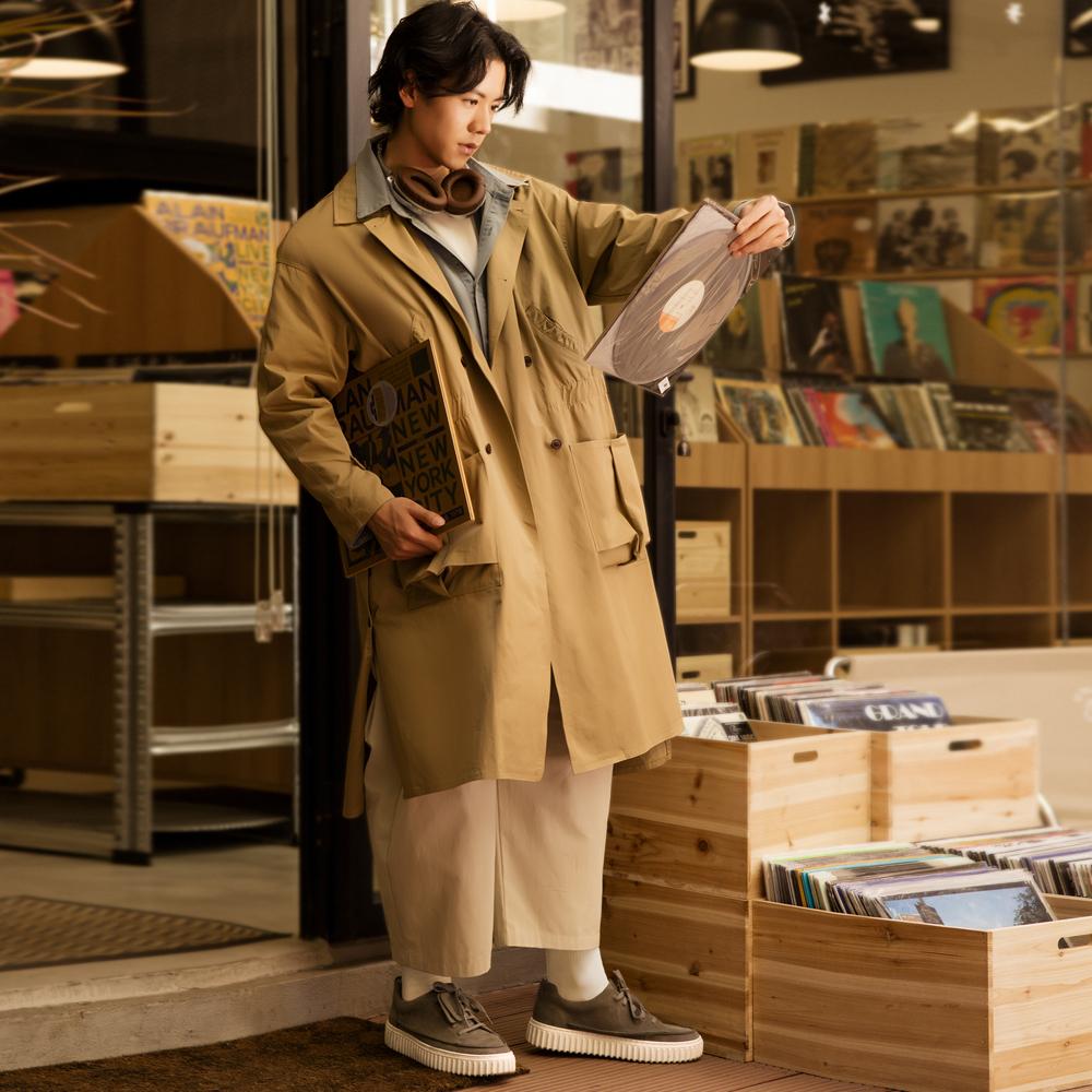 Clarks Двухслойные кожаные ретро-кроссовки с низким верхом Мужские кроссовки Серый 261739547