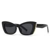 Sexy Ladies Cat Eye Sunglasses Women For Men Trend Luxury Brand Designer Sun Glasses Fashion Vintage Punk Travel Big Shade UV400