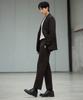 MINDBRIDGE Tapered Two-Tone Elastic Waist Pants - 2Color Mypt6101