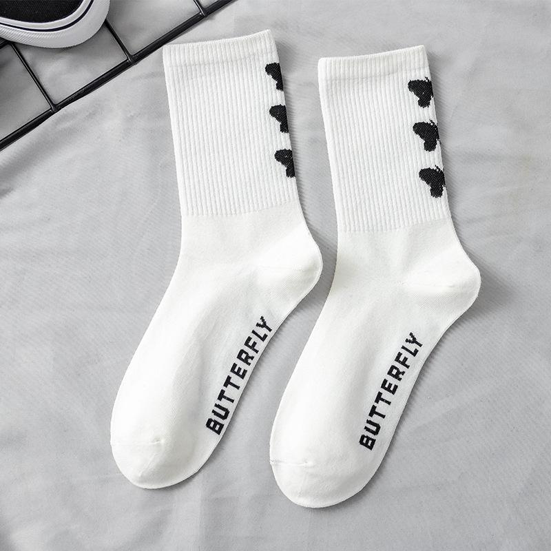 Lolita Skateboard Cotton Socks Women Cute Pattern Hip Hop Crew JK Socks Funny Novelty White Socks Cool Harajuku Designer Socks