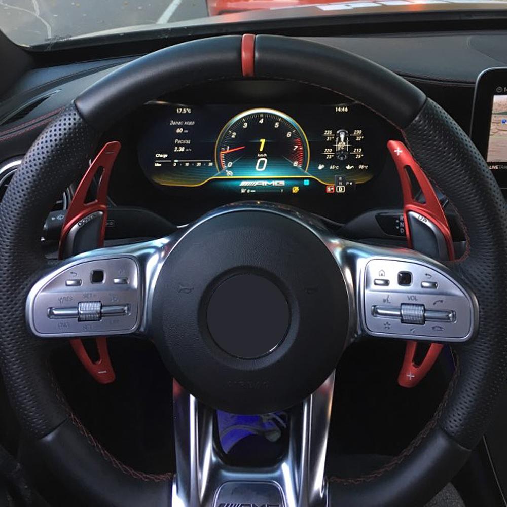 Car Steering Wheel Shift Shifter Paddle For Mercedes Benz AMG GLA45 SL63 A45 C63 E63 S65 CLS6 W176 W205 W213 W222