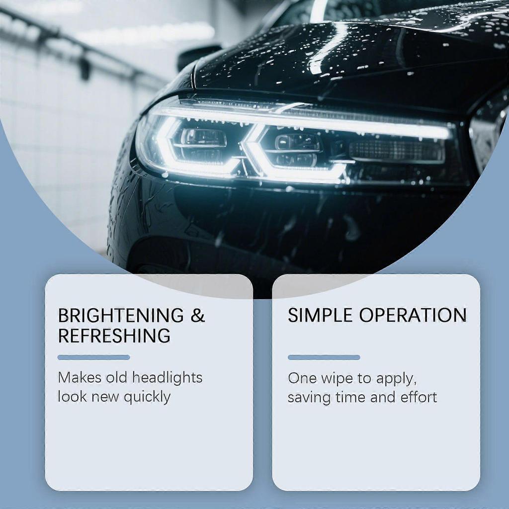 Rayhong Car Headlight Care Agent Daily Cleaning, Polishing, Brightening And Clearing Vision Care For Headlights