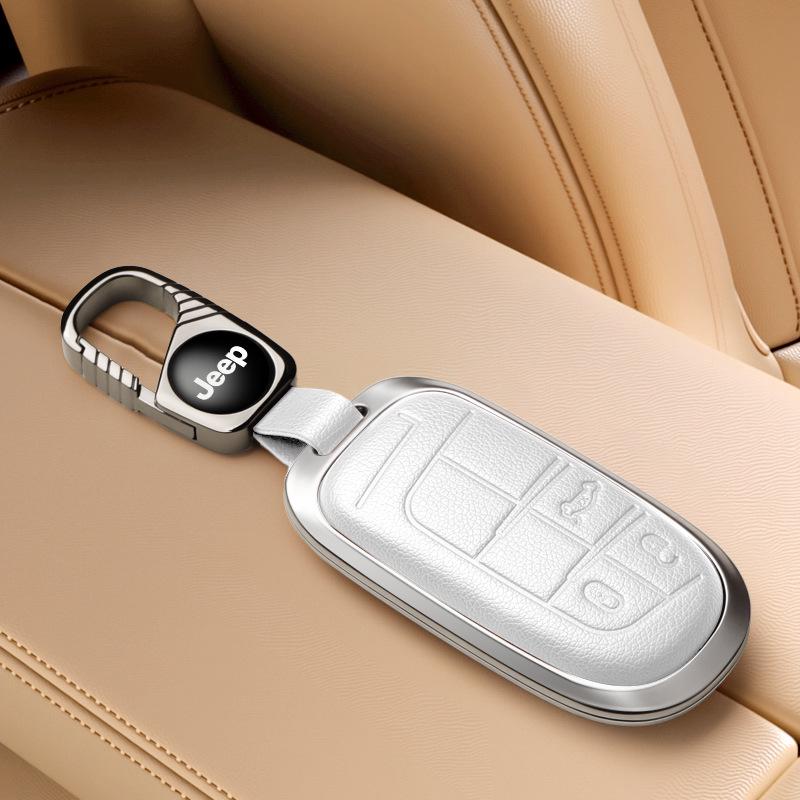 Чехол для ключа Jeep, совместимый с Compass, Cherokee, Commander, Grand Cherokee, корпус ключа