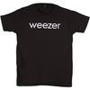 Weezer - Классический логотип - черная футболка приталенного кроя