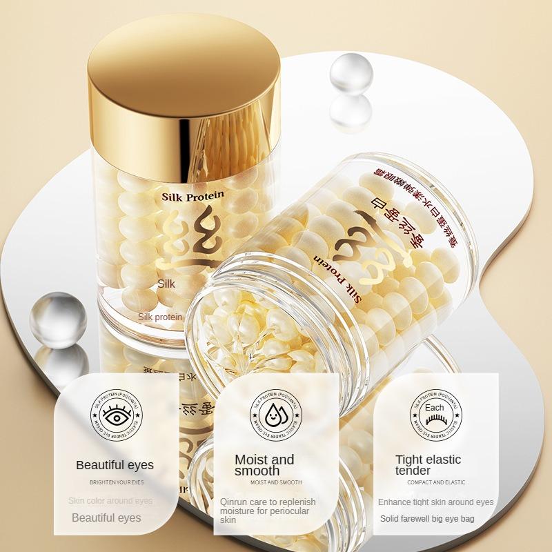 Boquanya Silk Protein Hydrating Elastic Eye Cream Moisturizes and Brightens the Eye Area, Hydrating and Moisturizing Eye Care
