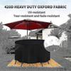 230X110Cm  Garden Furniture Cover, Round Garden Furniture Cover, Waterproof, Windproof Gift