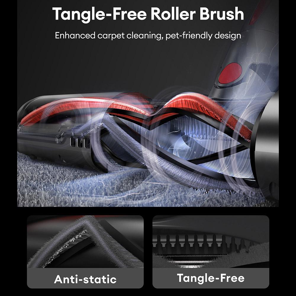 Беспроводной пылесос Ultenic U16 Flex, всасывание 45000 Па, время работы 60 мин, гибкая штанга 180°, щетка против запутывания