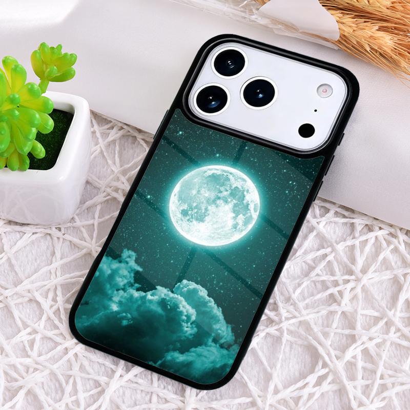 Ударопрочный чехол для телефона Star Space Moon Night для iPhone 17 Air 16e 15 11 12 14 13 Pro Max Чехол Coque