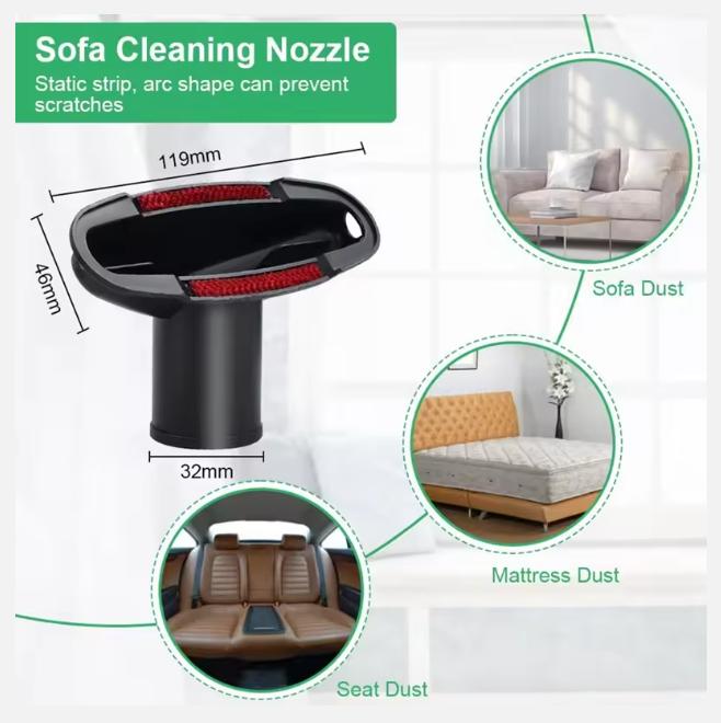 2025 6-элементные насадки для пылесоса, универсальные насадки для пылесосов, для Karcher, Miele, Siemens, AEG,