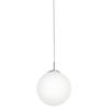 Suspension Rondo - EGLO LIGHTING - Métal/Verre Ø30cm - Blanc - 60W - E27