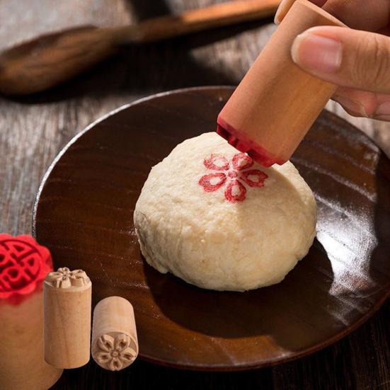 Штамп для печенья, многоразовый DIY деревянный китайский лунный торт, кондитерский штамп, инструмент для декора торта