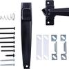 Weatherproof Door Push Button Latch Non-locking Push Button Latch Handle Door Latch  Garage