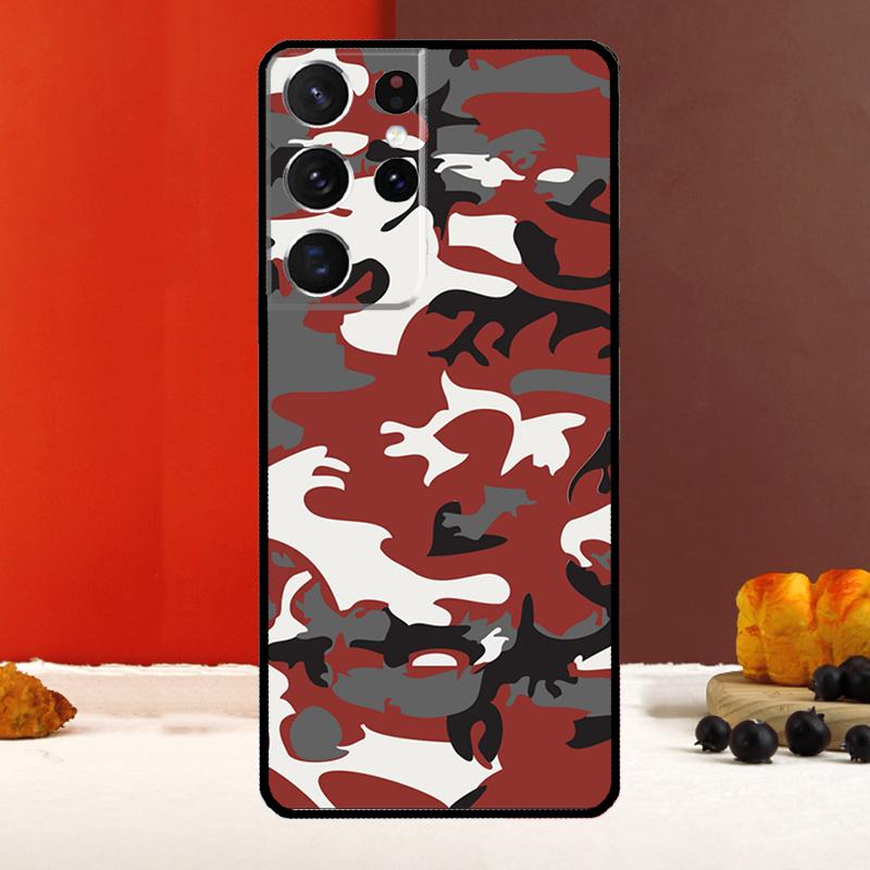 Neon Camo Cover For Samsung Galaxy S24 S25 Ultra S22 S23 Plus S20 S21 FE S9 S10 S25 FE Phone Case
