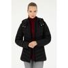 Женское черное пальто 50292672-vr046