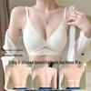 Seamless U-Shaped Backless Bra: Women's Gathered Suspender Vest for Small Bust