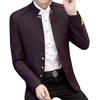 Fashion Stand Collar Full Sleeve Man Casual Blazer Marry Blazer Men Formal Work Slim Blazer