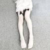 Love New Ultra-Thin White Bow Thigh-High Stockings