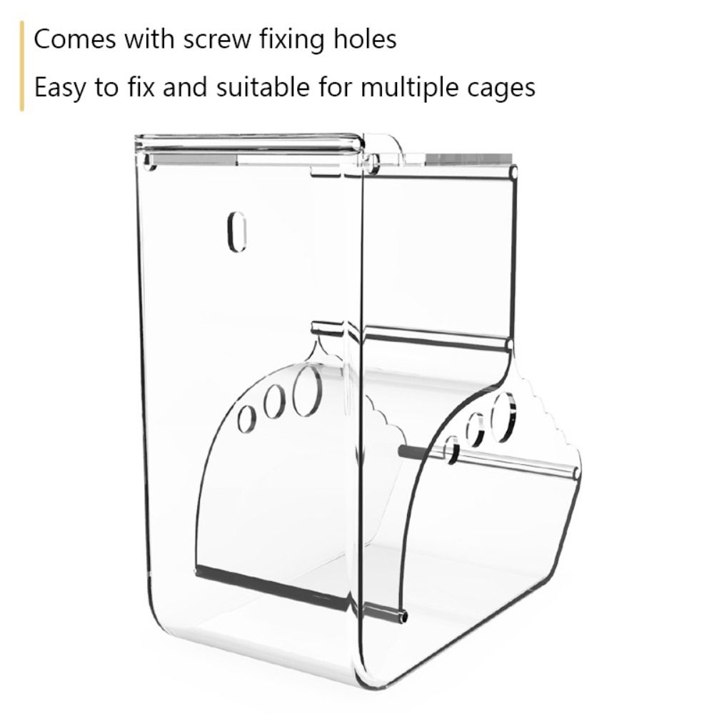 Пластиковая автоматическая кормушка для хомяка, подвесная миска для еды для морской свинки, диспенсер для корма для домашних животных, еж