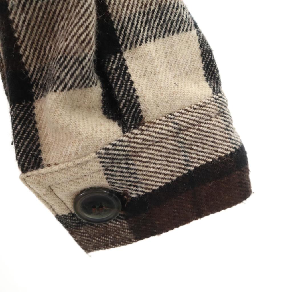 A.P.C. Куртка в клетку XS Коричневая Мужская Б/у