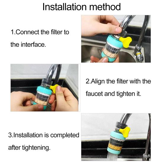 Практичный регулируемый простой в установке фильтр для крана для ванной комнаты, пенообразователь для умывания лица, ежедневное использование