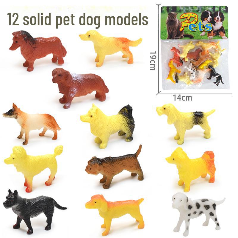 Wild Animal & Marine Insect Farm Model: Dinosaur Soft Glue Toy Set for Kids