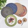 1 шт круглый термостойкий противоскользящий коврик нескользящий кухонный стол украшение обеденный стол коврик
