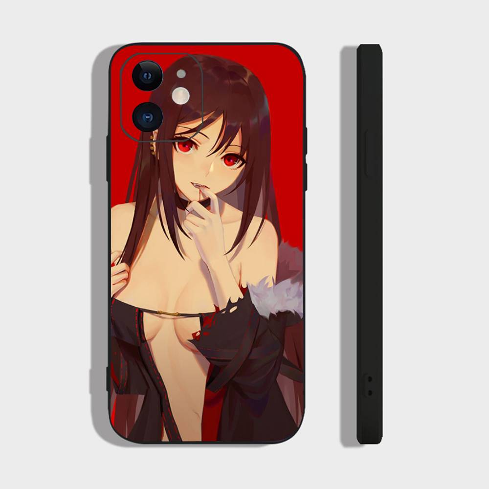 Чехол для телефона с анимацией Юй Цзэ (Consort Yu) из игры Fate Grand Order для iPhone 17 Air 16 15 14 13 Pro Max 11 12 Черный силиконовый чехол
