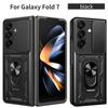 Для samsung Z Fold 7 5G Жесткий бронированный чехол для Samsung Galaxy Z Fold6 Fold5 5G fold4 Чехлы с держателем-кольцом для пальцев