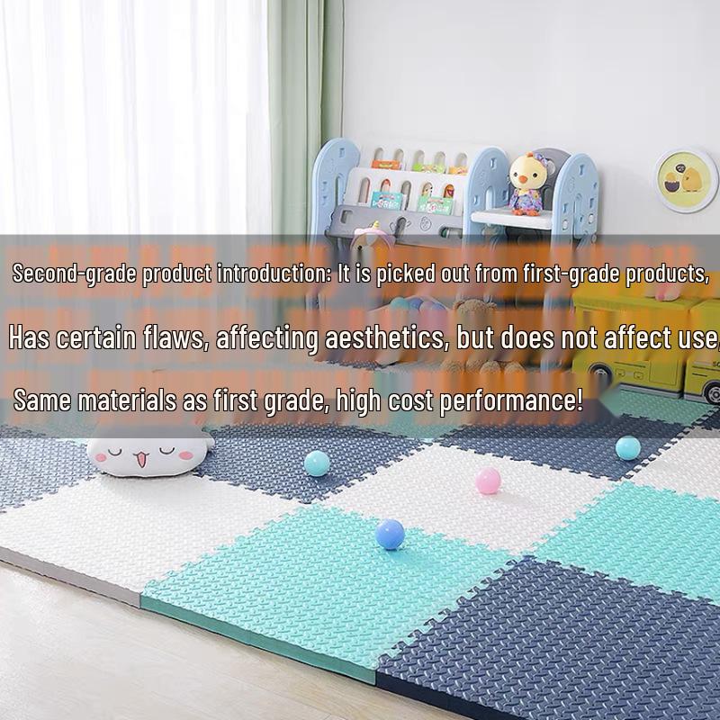 Thick Non-Slip Foam Floor Mat - Fitness, Children's Play, and Interlocking Sports Mat