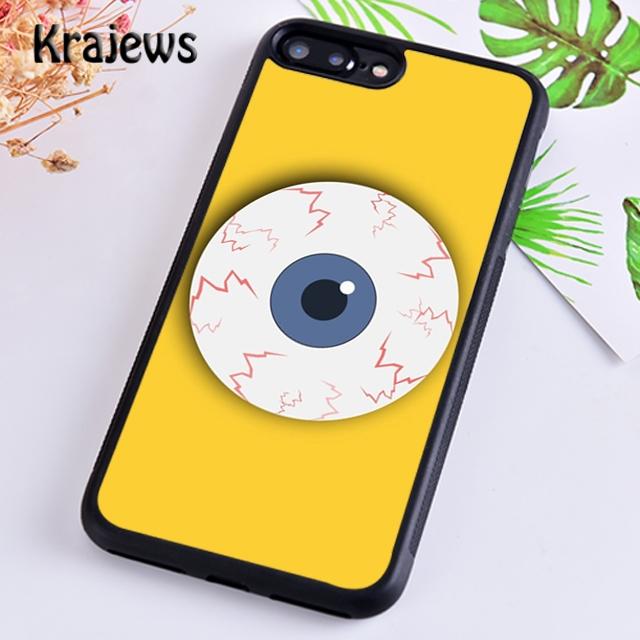 Чехол для телефона Krajews сумасшедший узор глазного яблока для iPhone 14 5 6s 7 8 plus X XR XS 11 12 13 pro max Samsung Galaxy S21 S22 ultra