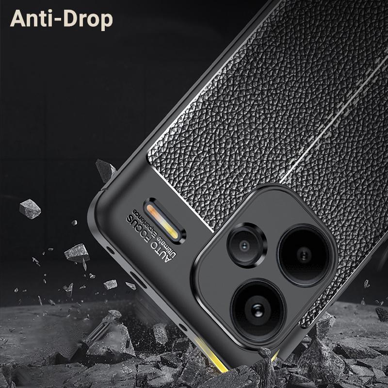 Чехол для Xiaomi Redmi Note 13 Pro Plus Чехол для Xiaomi Redmi Note 13 Pro Plus Оригинальный чехол из ТПУ, противоударный чехол из искусственной кожи и силикона