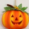 2Pcs Halloween Hanging Sign Pumpkin Ornament Fall Festival Decoration Easy Installation For Halloween Celebration
