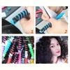 52pcs Mixed Color Spiral Hair Curling Rods - Heat-Resistant Barrels for Salon & Home Use, Durable Plastic Waves & Curls Styling Tools for Women