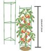 Assembleable plant support grid, tomato cage, rose climbing trellis51Inch vegetable fixing rack flower gardening support