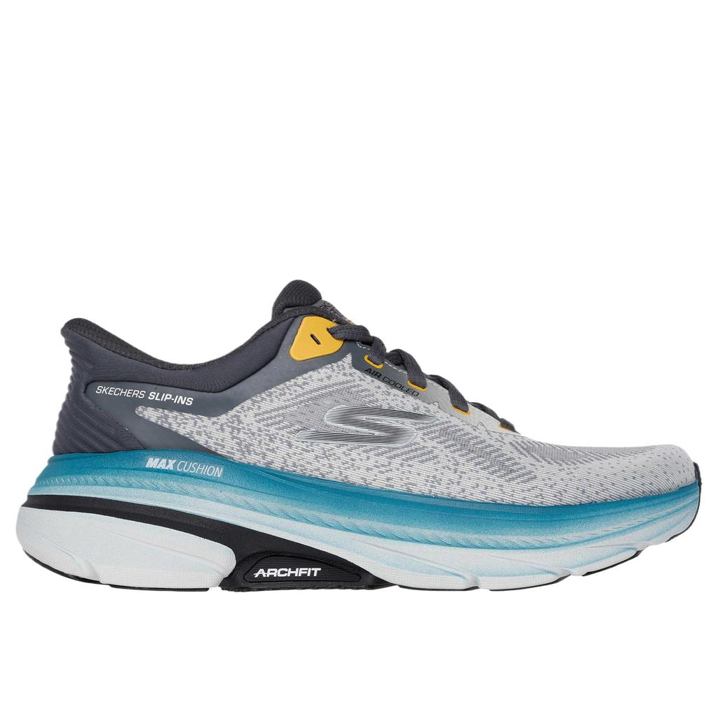 Skechers Arch Fit 2.0 Модные Универсальные Удобные Кроссовки для Бега Средней Высоты Мужские Сникеры Серый 220584-GYCC
