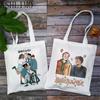 2022 Woman's Shopping Bag HEARTSTOPPER Hi Speech Bubbles Quote Book Tote Aesthetics Bag Shopper Large Shoulder Bag Canvas Bag