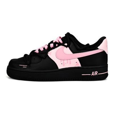 Air Force 1 Deeply In Love Девичьи Нескользящие Низкие Скейтборд-Кроссовки Женские Черные DD8959-001(Команда6-)
