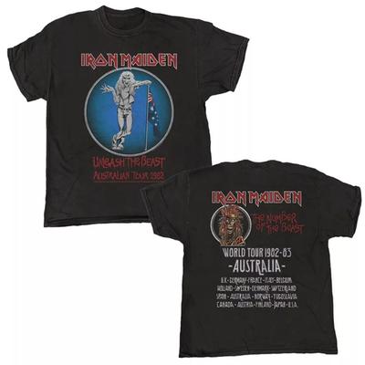 Футболка Iron Maiden Unleash The Beast Австралийский тур 1982
