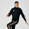 adidas Футболка с длинными рукавами и логотипом, удобные эластичные брюки со средней талией, повседневный спортивный костюм, комплекты унисекс TR30JT-BG+TR30P1R-BG