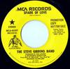 7-дюймовая пластинка STEVE GIBBONS BAND - Spark Of Love MCA40597PROMO MCA Records 1976 США Рок Б/у