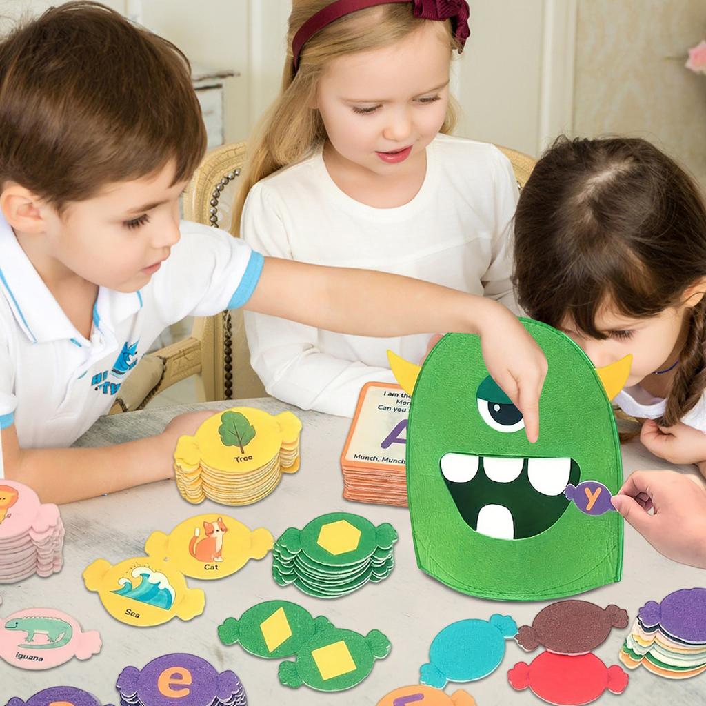 Игра на сопоставление букв .ABC Учебные пособия с обучающими карточками Идеально для классного и домашнего обучения, Развивающие игрушки