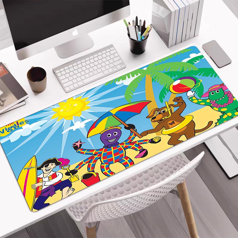 The Wiggles Theme Mouse Pad, Non Slip Rubber Base, Multifunctional Office & Home Decor, Perfect for Workspace Personalization.
