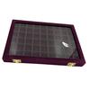 Velvet Stackable Jewelry Display Tray Case for Jewellery Earrings Jewelrys Holders Gray