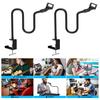 Gooseneck Microphone Arm Stand 360 Degree Flexibility Heavy Duty Desk Clamp Universal Mic Holder Clip