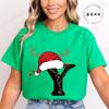 Fashion Merry Christmas Gift for Female Clothing Christmas 26 Alphabet Print TShirt for Women Casual Xmas Tees Short Sleeve Top