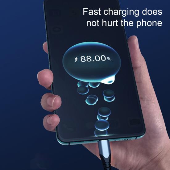 Кабель для передачи данных, 100 Вт, PD, быстрая зарядка, толстый медный провод, 480 Мбит/с, высокоскоростной зарядный шнур для передачи данных